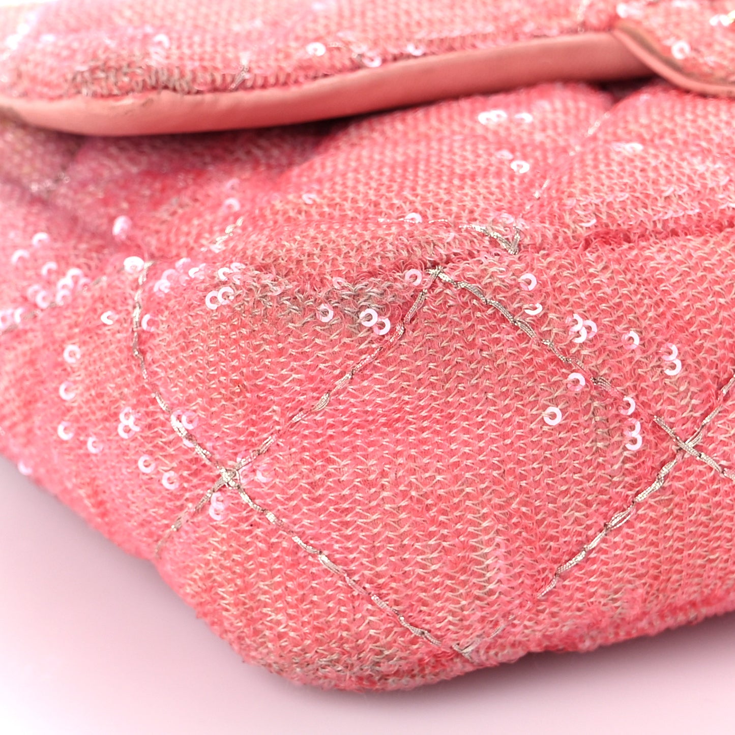 Sequin Quilted Ombre Mini Flap Multicolor