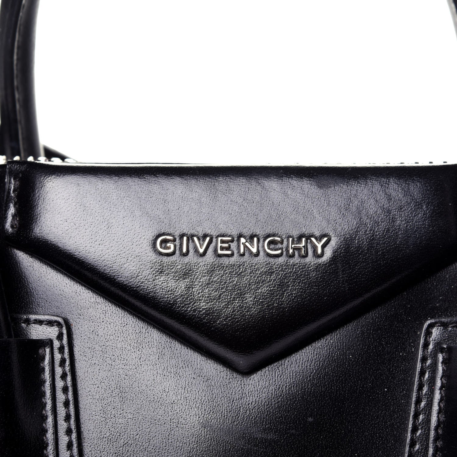 Givenchy Shiny Lord Calfskin Small Antigona Black 26 of 36