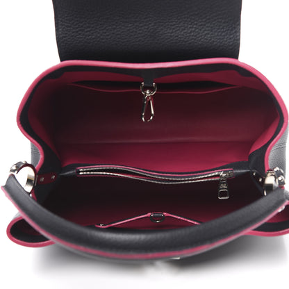 Louis Vuitton Taurillon Capucines MM Cobalt Fuchsia 5 of 10