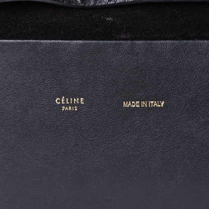Celine Shrunken Lambskin All Soft Shoulder Bag Black 10 of 13