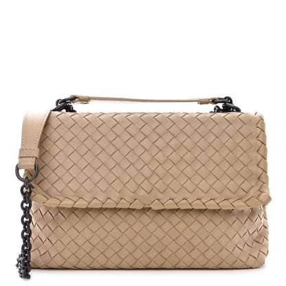 Bottega Veneta Nappa Intrecciato Small Olimpia Shoulder Bag Mink 1 of 14