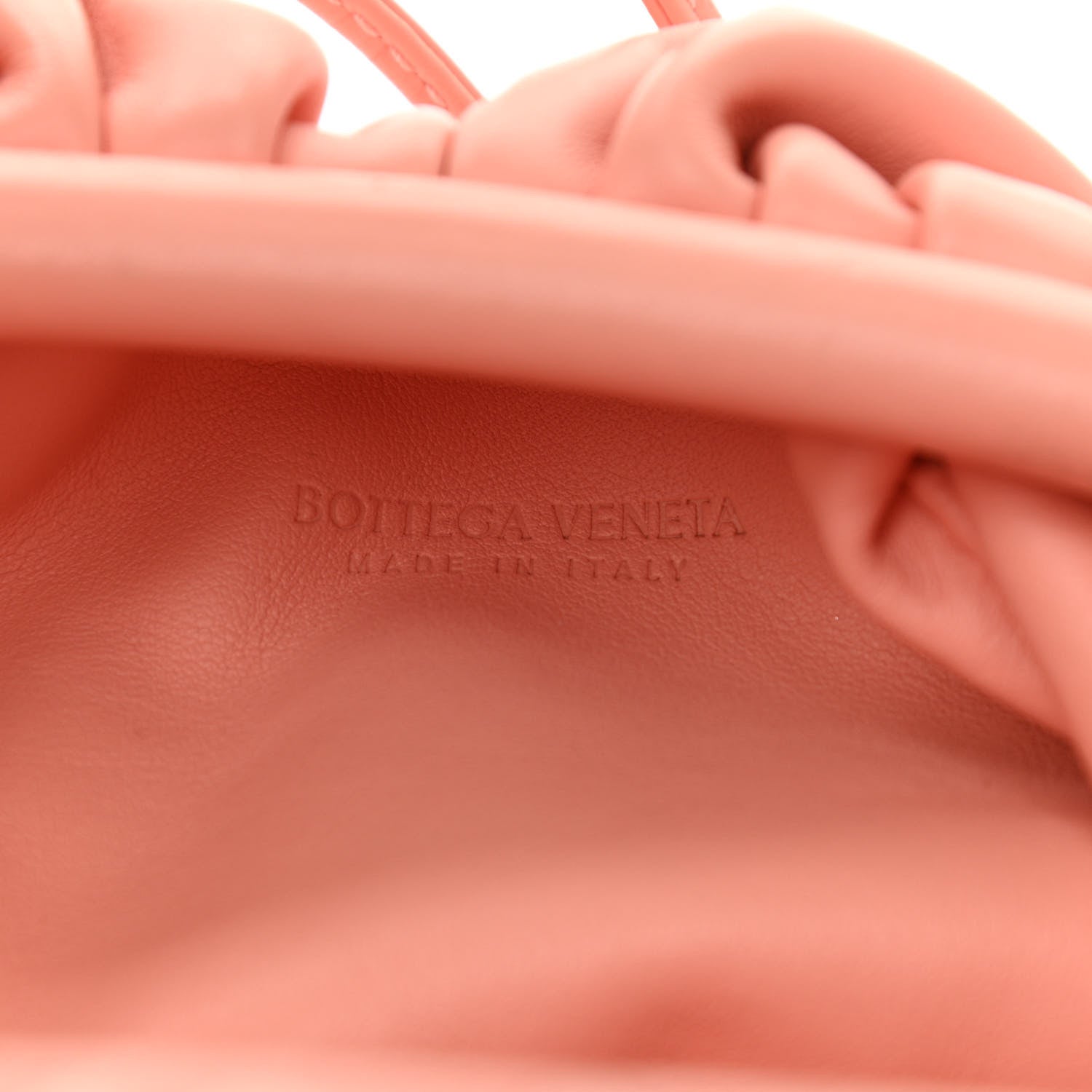Bottega Veneta Butter Calfskin The Mini Pouch Peachy 6 of 10