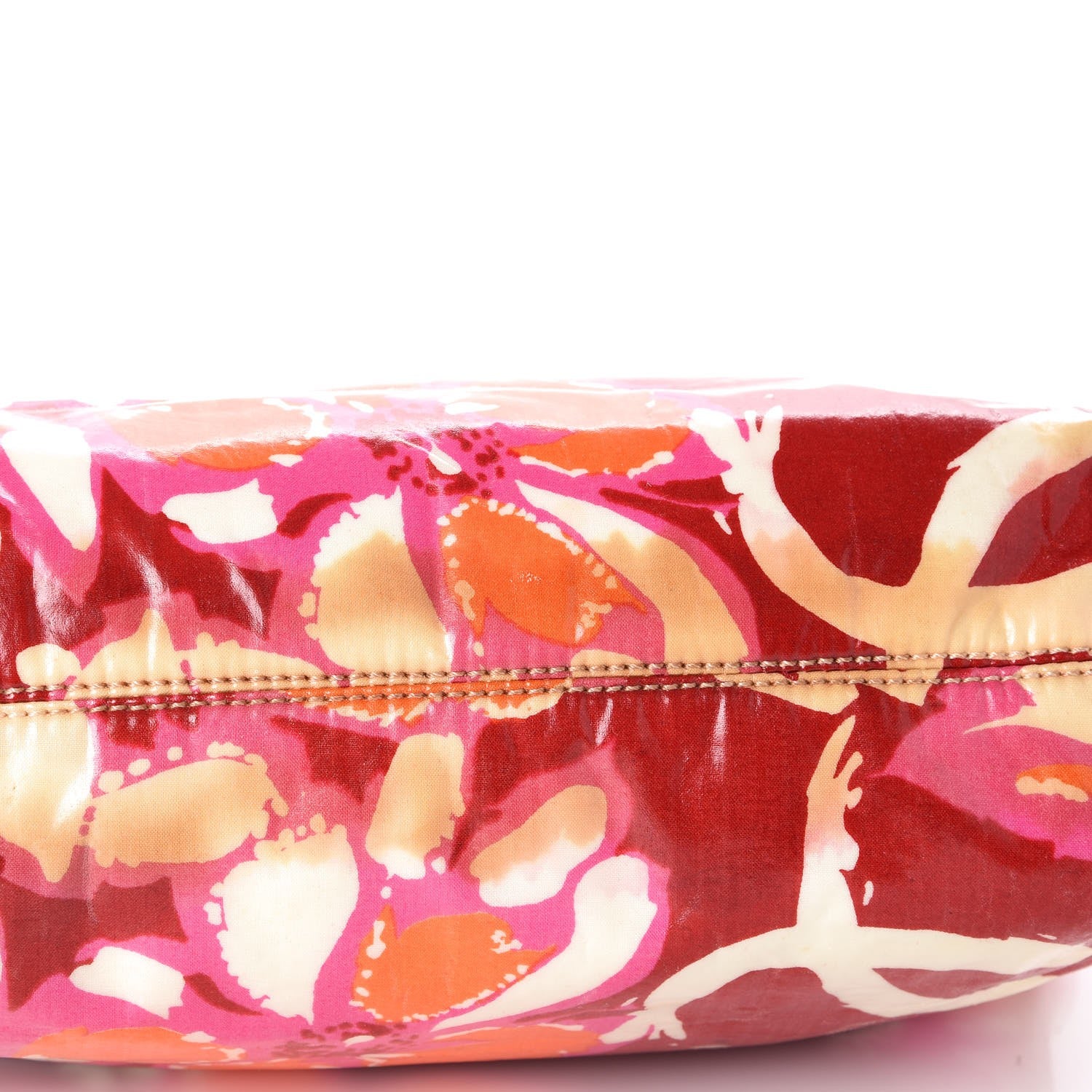 Chanel Coated Canvas Floral Print CC Cosmetic Case Multicolor 10 of 13