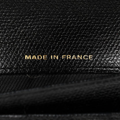 Chanel Grained Calfskin CC Button Long Wallet Black 7 of 11