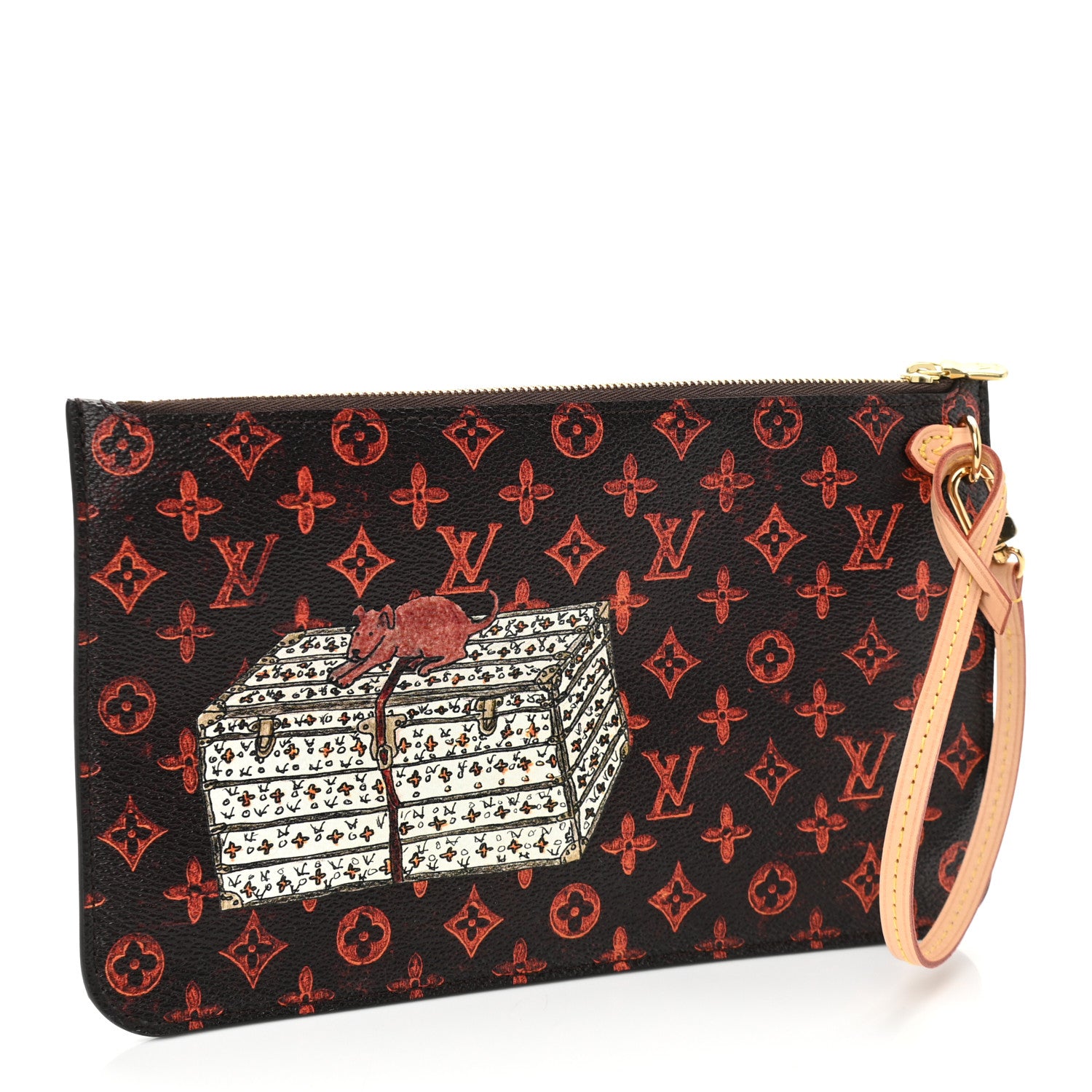 Louis Vuitton Catogram Neverfull MM GM Pochette Marron 3 of 7