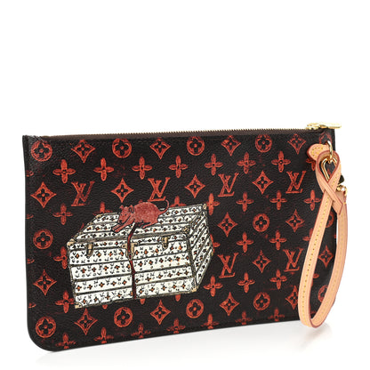 Louis Vuitton Catogram Neverfull MM GM Pochette Marron 3 of 7