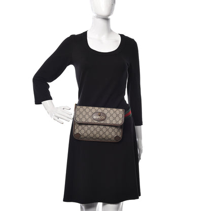 Gucci GG Supreme Monogram Neo Vintage Web Belt Bag Brown 2 of 10