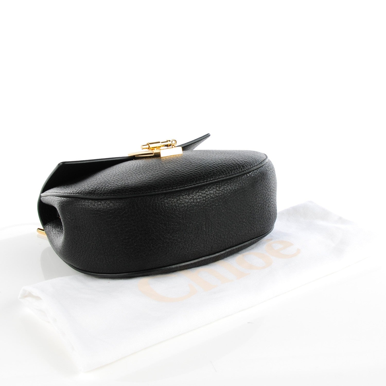 Chloe Grained Lambskin Drew Shoulder Bag Black 4 of 7