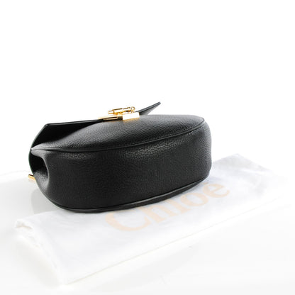 Chloe Grained Lambskin Drew Shoulder Bag Black 4 of 7