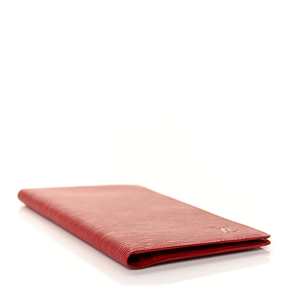 Louis Vuitton Epi Porte-Cartes Credit Yen Wallet Castillan Red 4 of 9