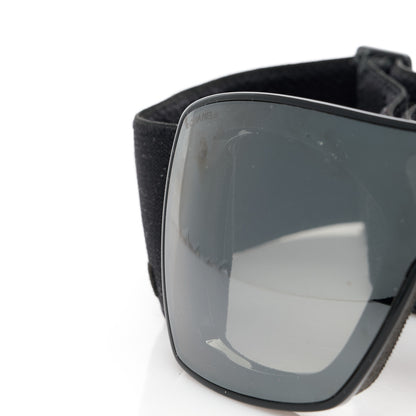 Chanel Acetate Technical Shield Sunglasses Black 5 of 6