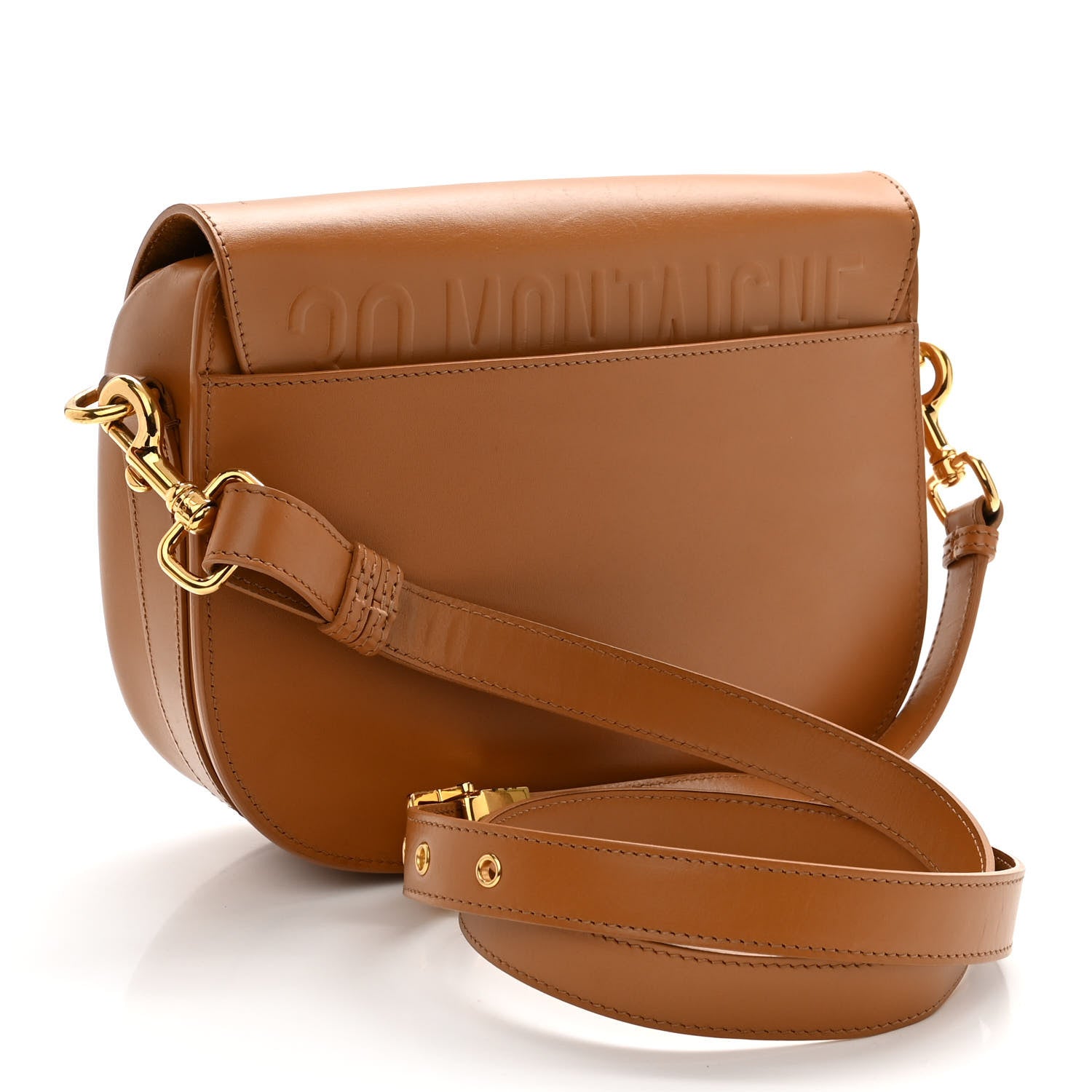 Christian Dior Box Calfskin Medium Bobby Flap Camel 3 of 11