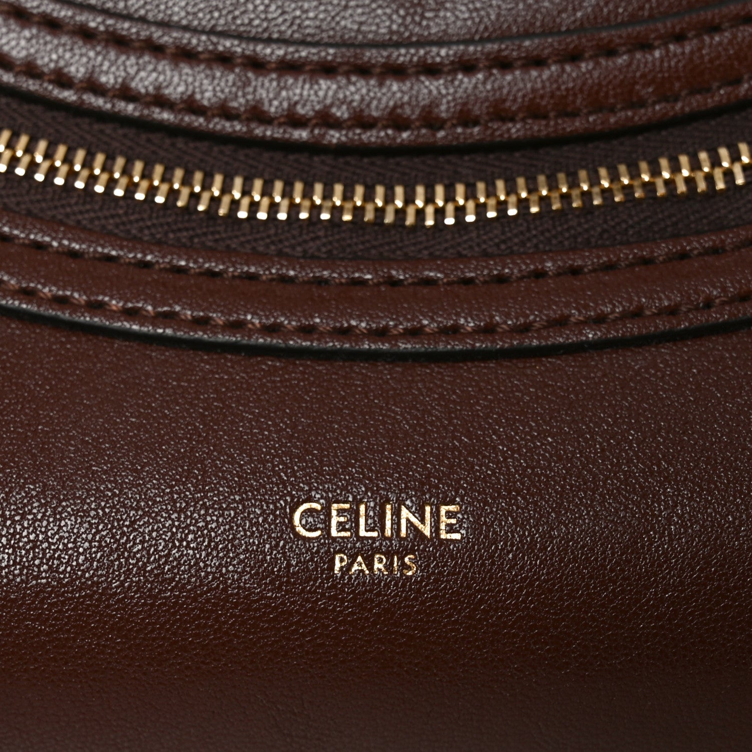 Celine Supple Shiny Lambskin Medium Smiling New Luggage Brick 6 of 9