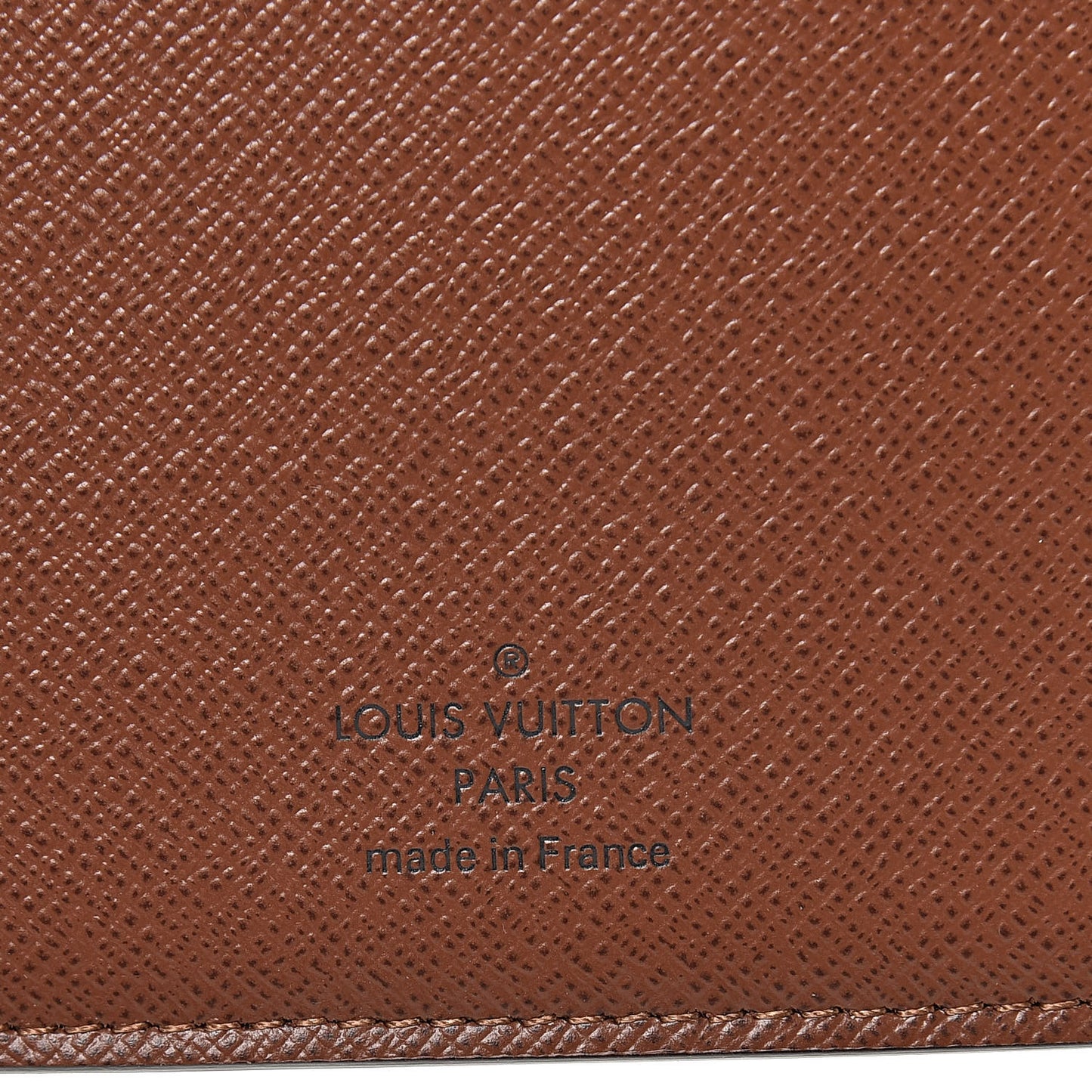 Monogram Desk Agenda Cover