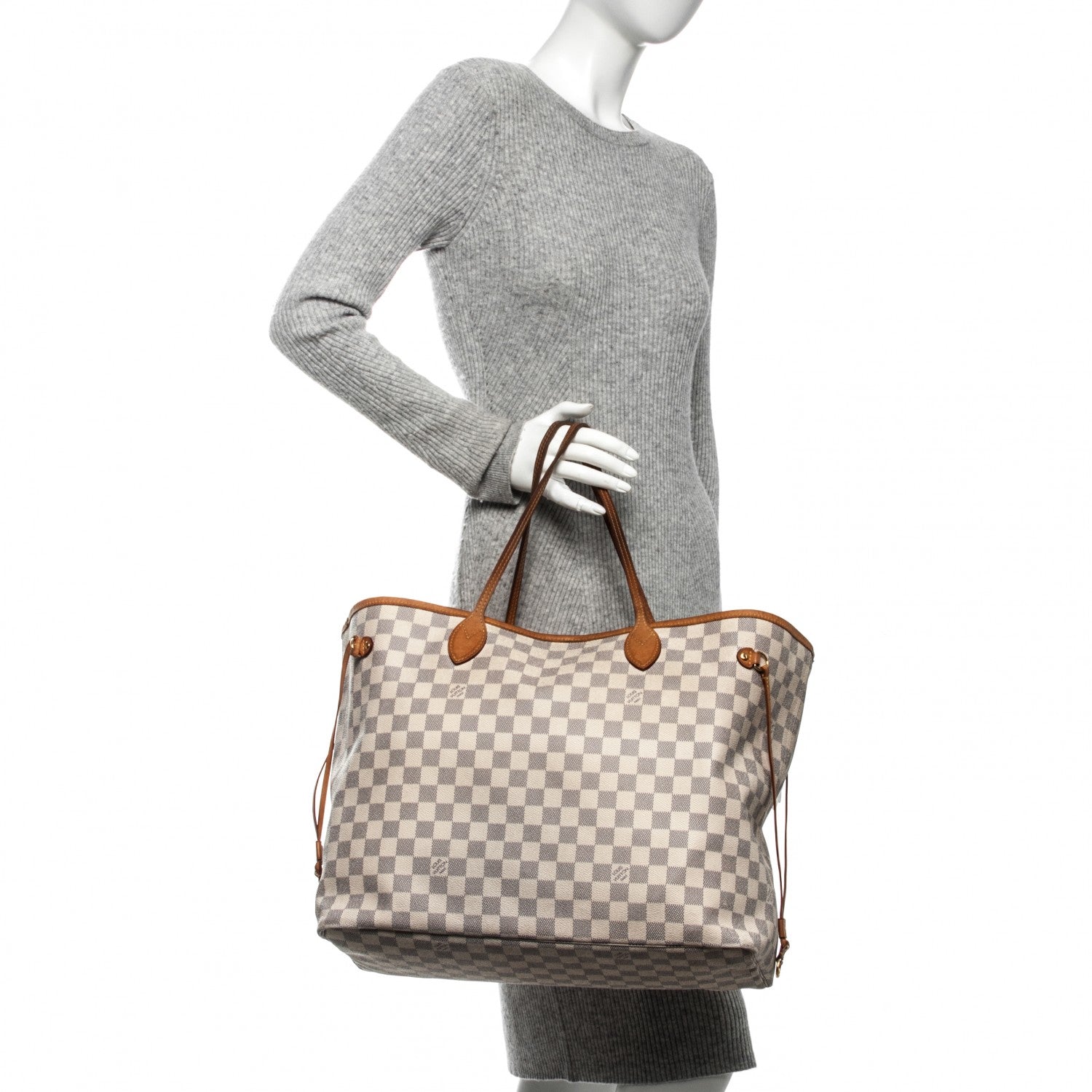 Louis Vuitton Damier Azur Neverfull GM 2 of 10