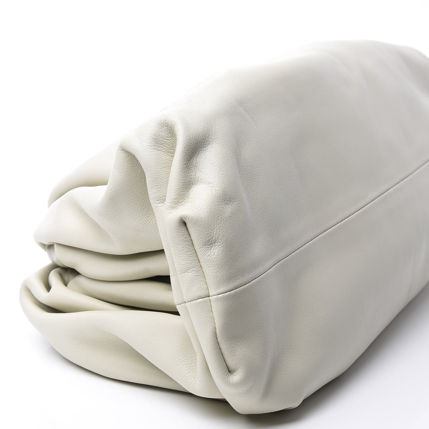 Bottega Veneta Smooth Butter Calf The Pouch Oversized Clutch Mist 9 of 10