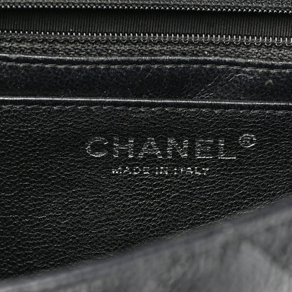 Chanel Caviar Quilted Jumbo Single Flap Black 6 of 9