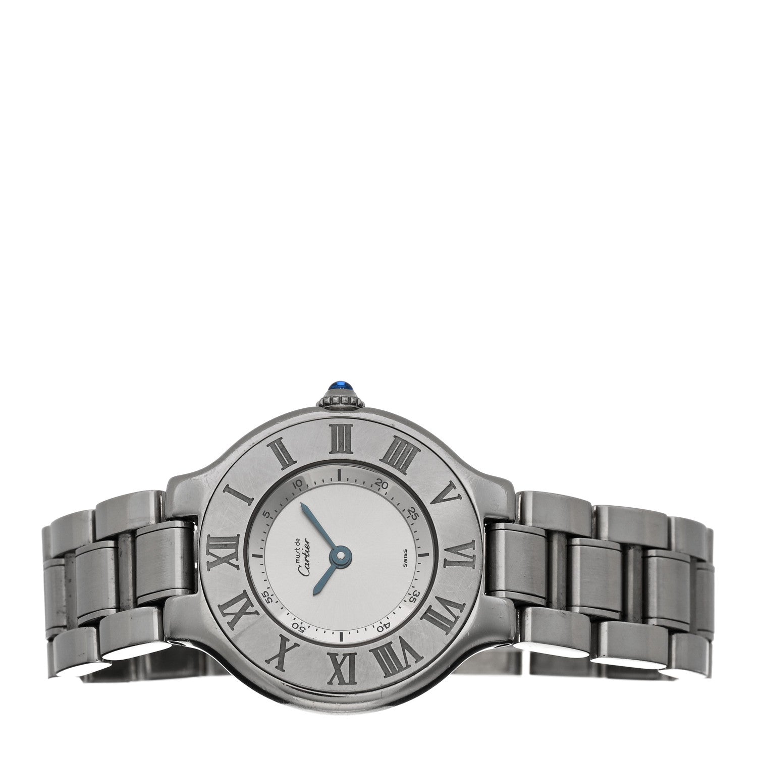 Cartier Stainless Steel 28mm Must De 21 Quartz Watch 2 of 4