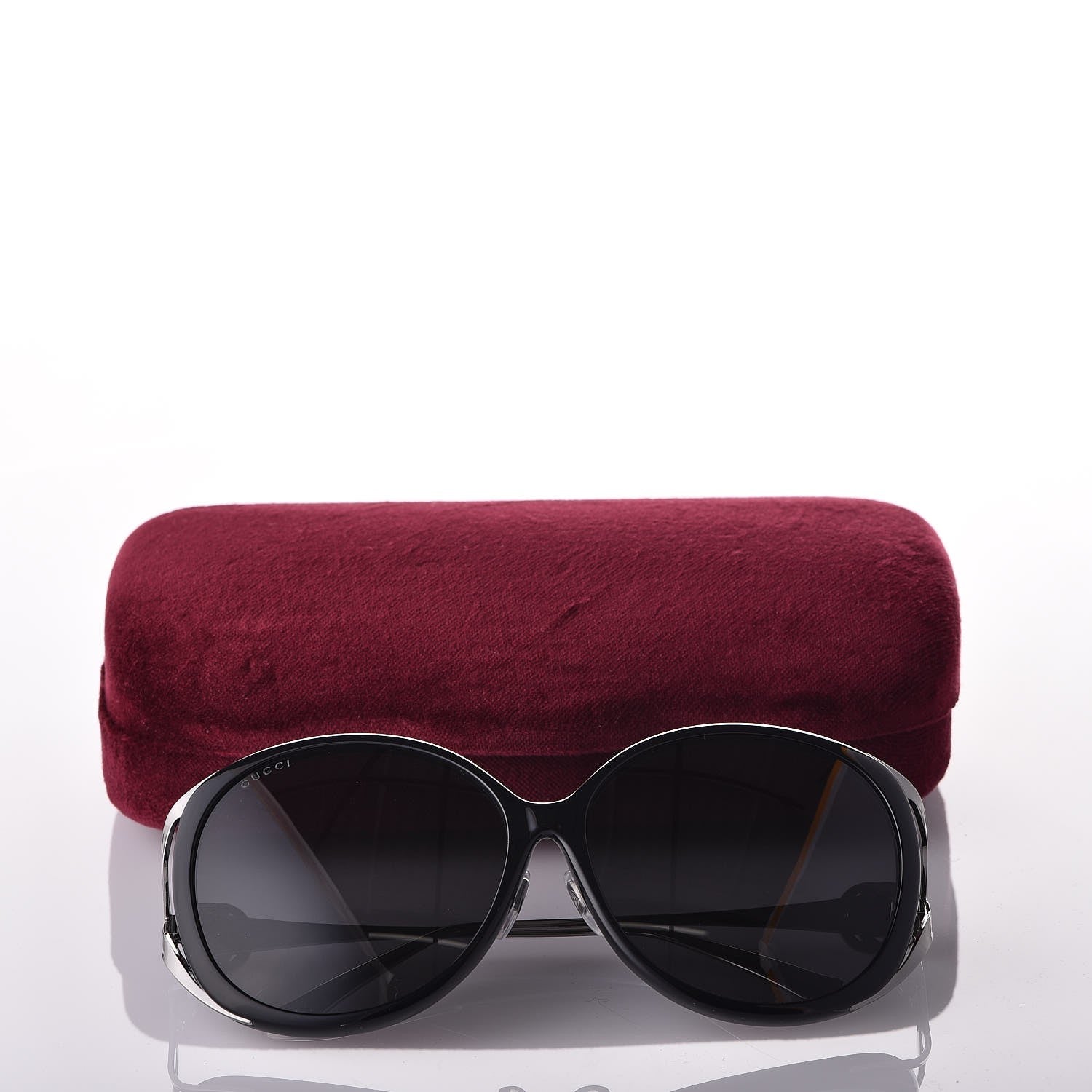 Gucci Round Frame Injected GG0226SK Sunglasses Black 8 of 8