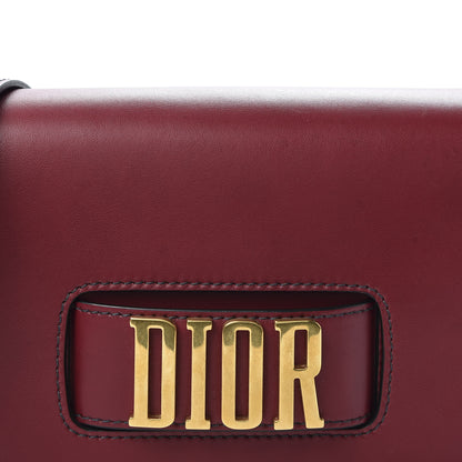 Christian Dior Smooth Calfskin Dio(r)evolution Flap Bag Dark Red 9 of 10