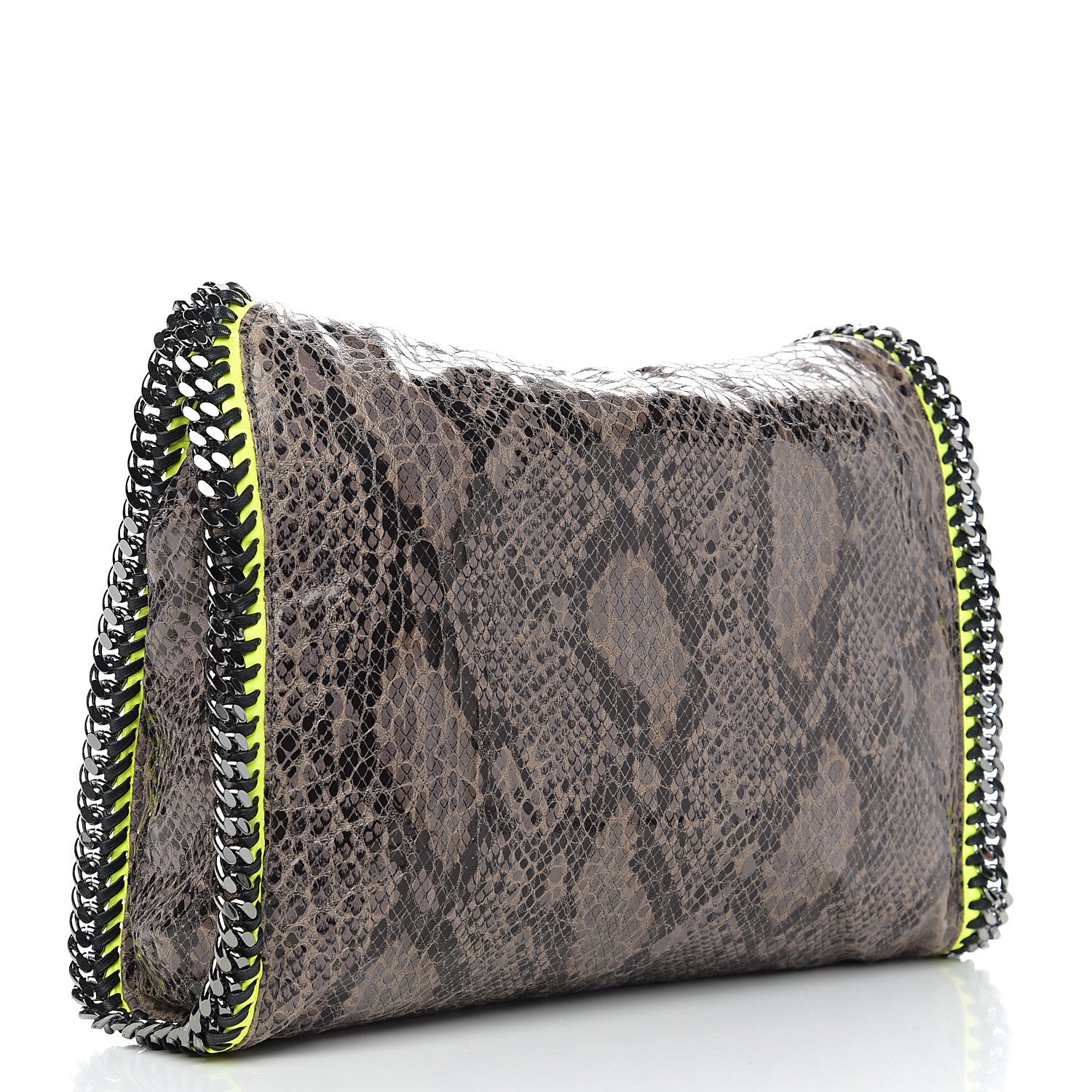 Stella McCartney Eco Python Small Falabella Tote Brown 2 of 8