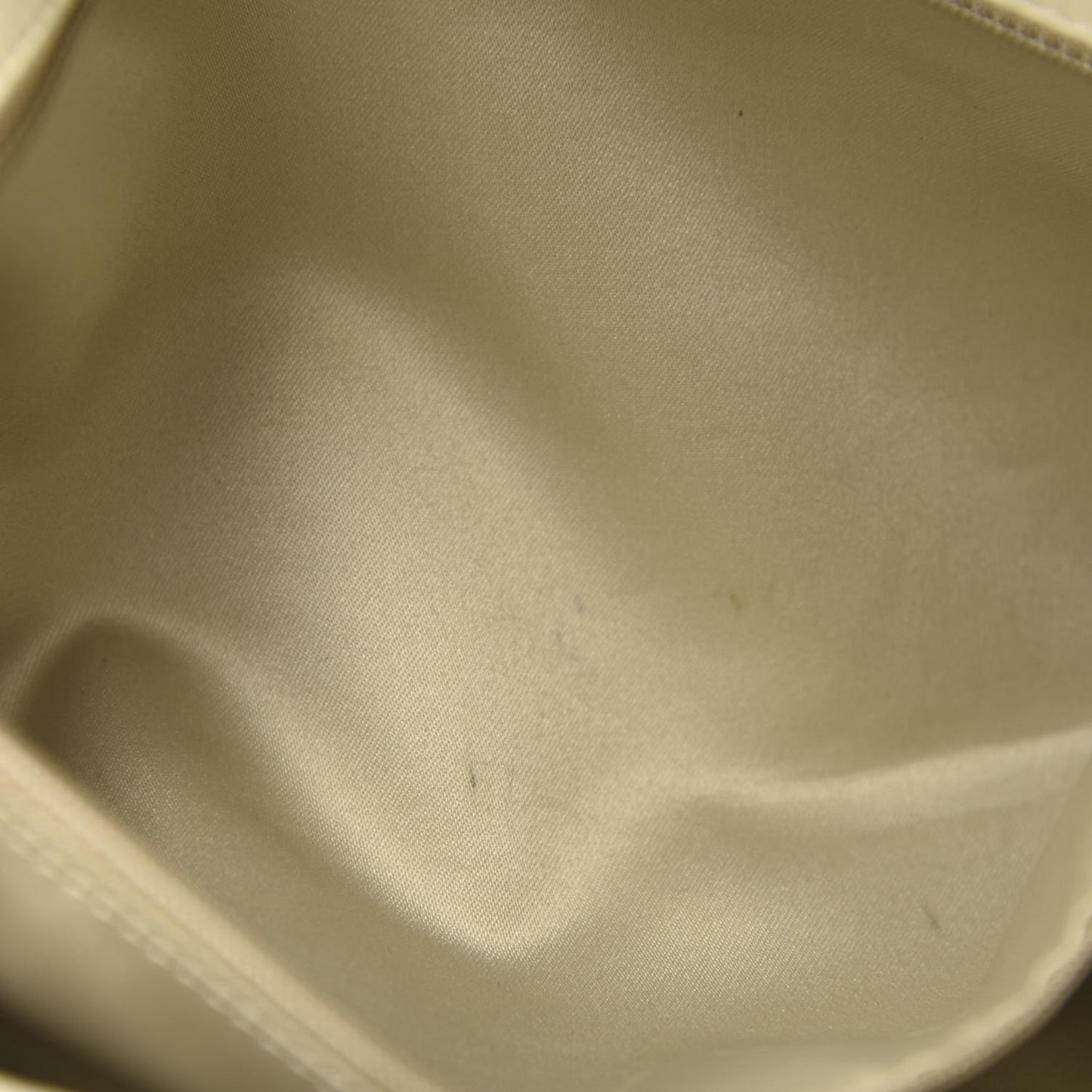 Calfskin Surpique Chevron Large Flap Beige
