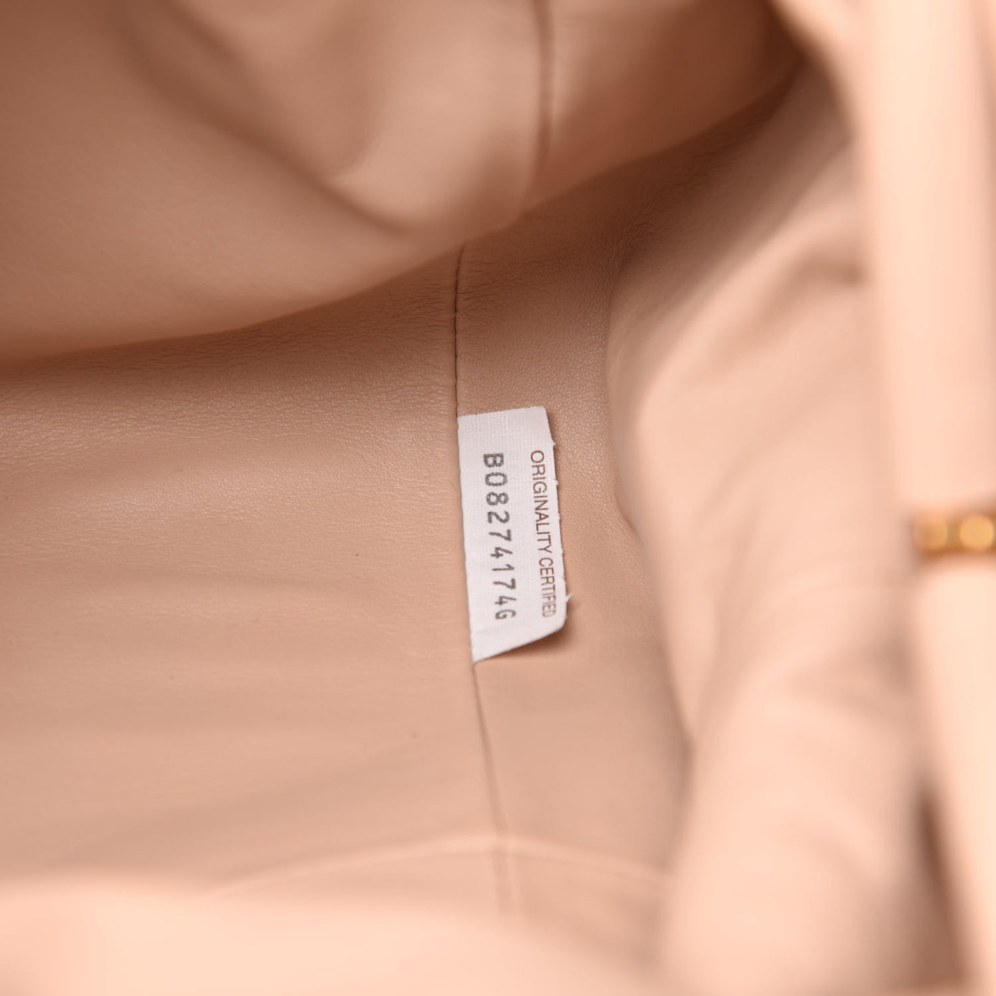 Smooth Butter Calf The Pouch Oversized Clutch Nude