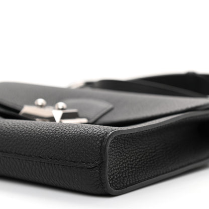 Hermes Togo Sac A Depeches 21 Messenger Bag Black 10 of 11
