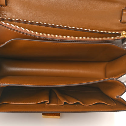 Celine Box Calfskin Medium Classic Box Flap Bag Camel 5 of 9