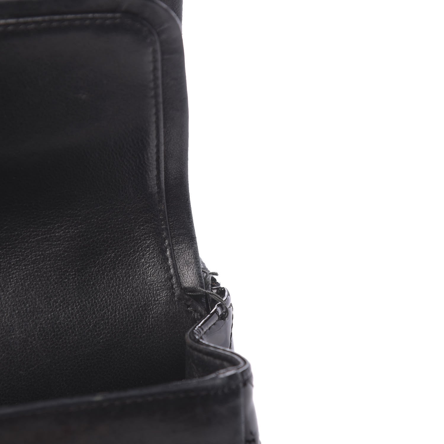 Chanel Patent Quilted Medium Double Flap Black 15 of 18