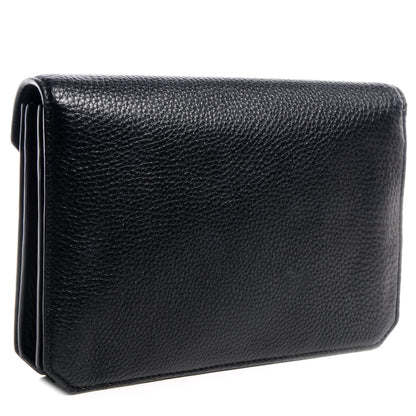 Alexander Wang Soft Pebbled Prisma Skeletal Clutch Black 3 of 6