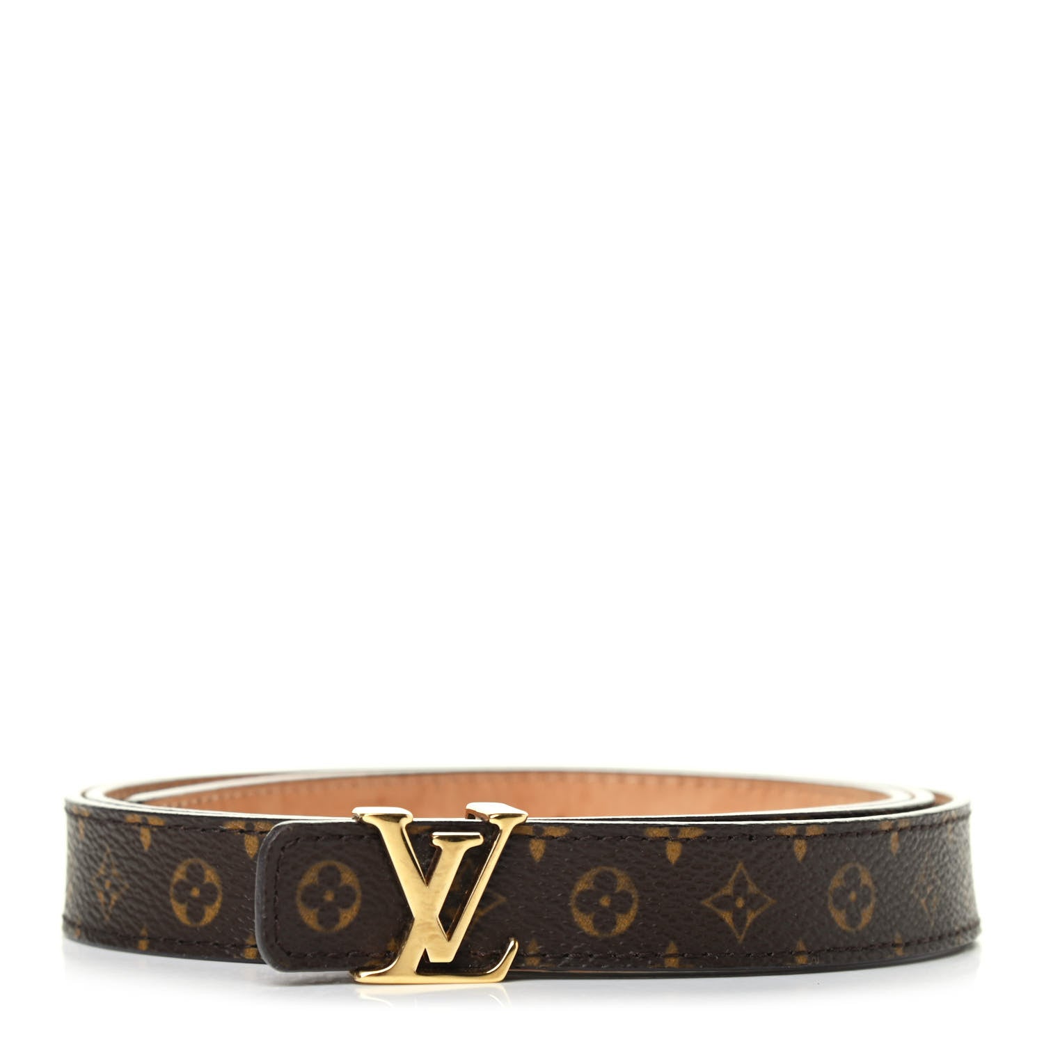 Louis Vuitton Calfskin Monogram 30mm LV Initiales Belt 95 38 Black 1 of 4
