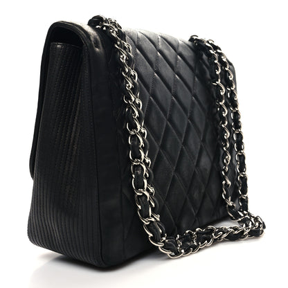 Chanel Lambskin Quilted Large Coco Rider Flap Black 3 of 15
