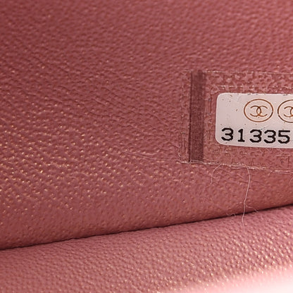 Chanel Iridescent Lambskin Quilted Mini Top Handle Rectangular Flap Pink 9 of 11