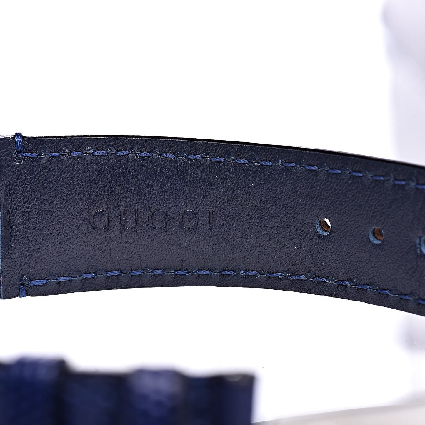 Stainless Steel Lizard Lapis Lazuli 38mm G-Timeless Bee Automatic Watch Blue
