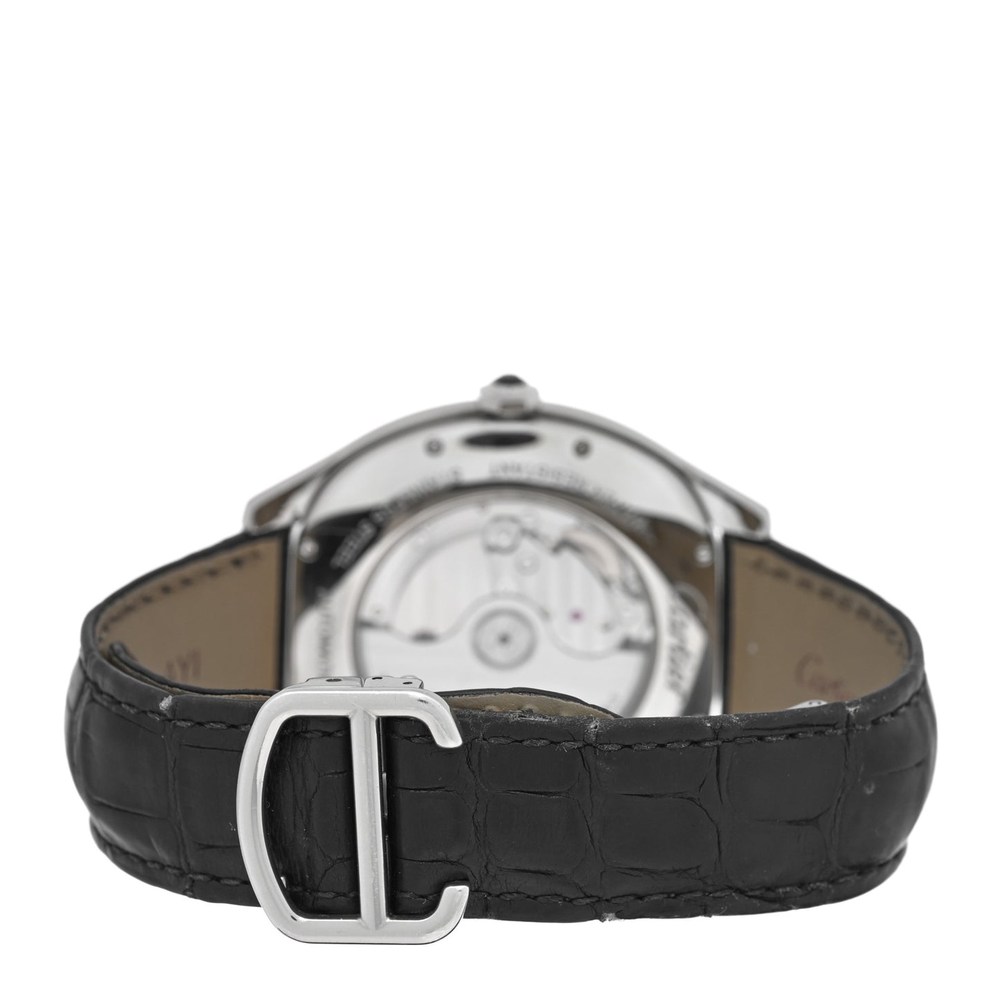 Stainless Steel Alligator 41mm Drive De Cartier Automatic Watch
