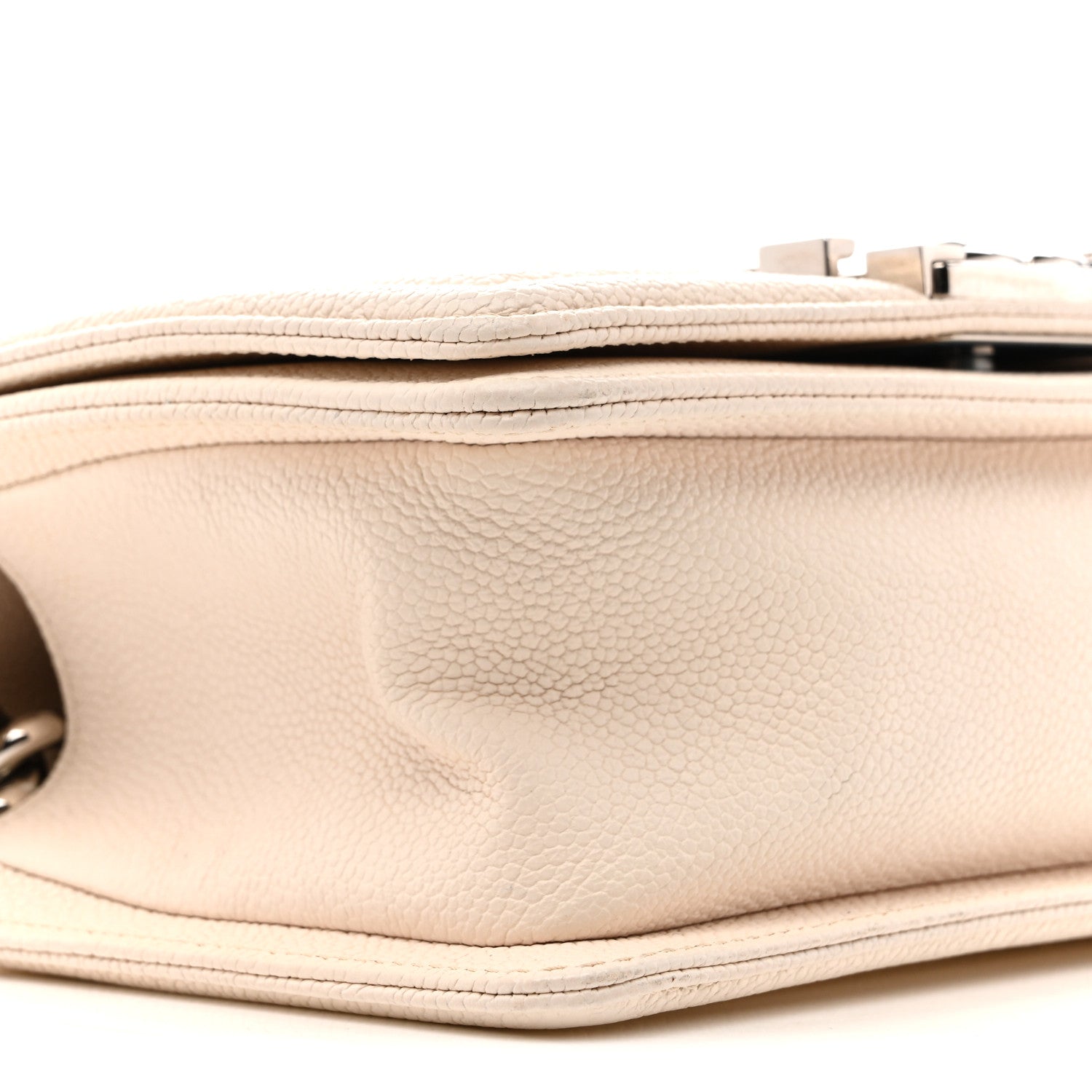 Chanel Caviar Quilted Small Boy Flap White 9 of 12