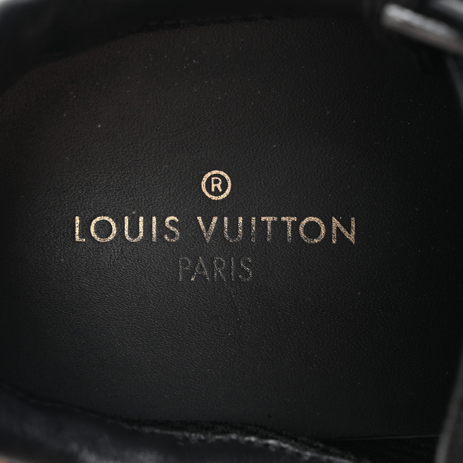 Louis Vuitton Suede Monogram Run Away Sneakers 38 Black 8 of 9