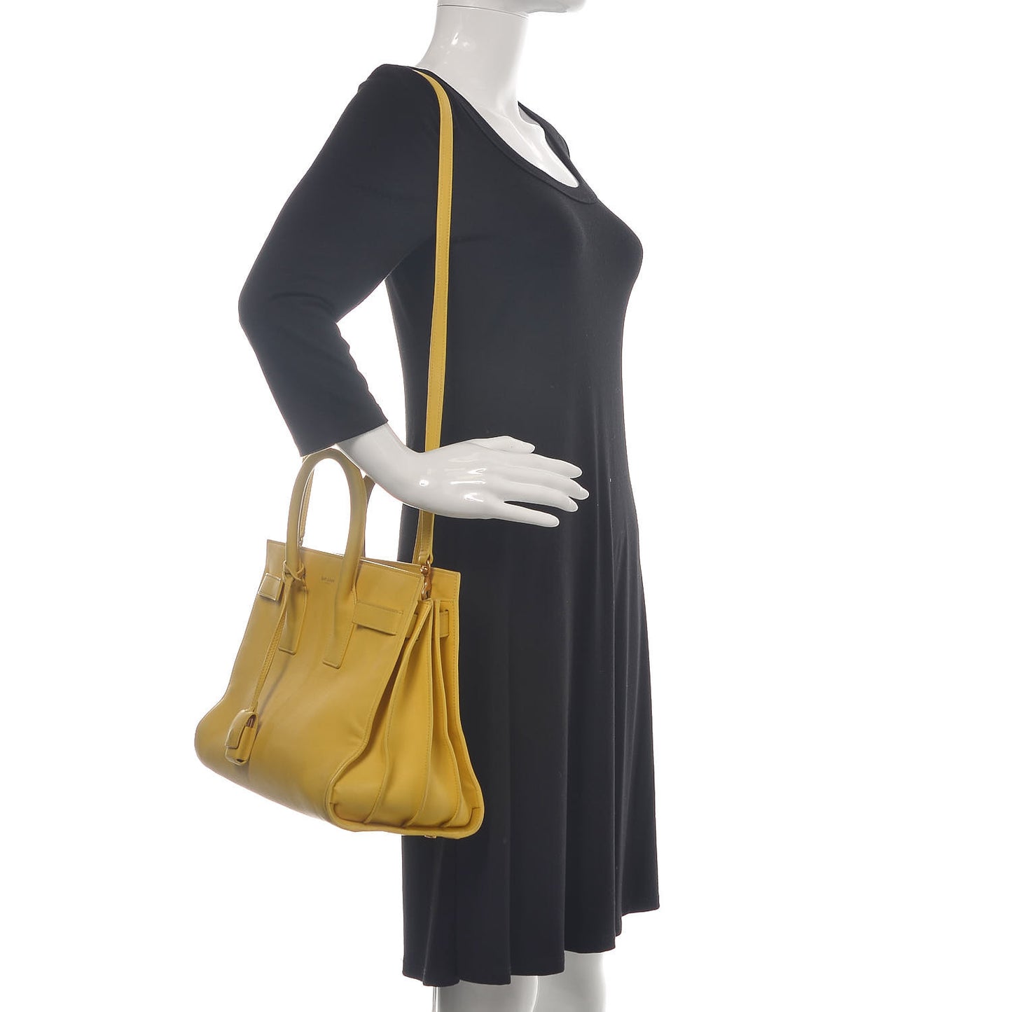 Calfskin Small Sac De Jour Yellow