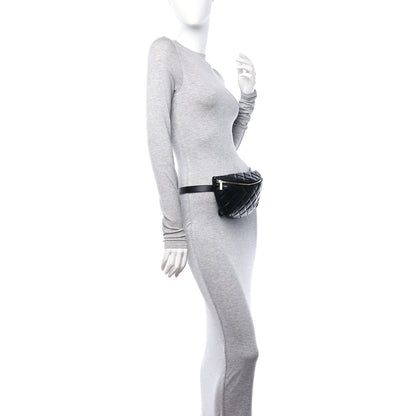 Chanel Calfskin Quilted Waist Belt Bag Black 2 of 10