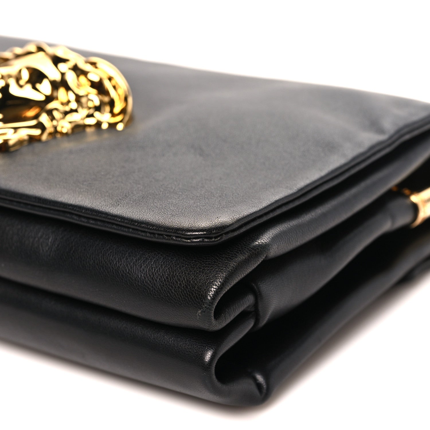 Versace Nappa Palazzo Sultan Shoulder Bag Black 9 of 9