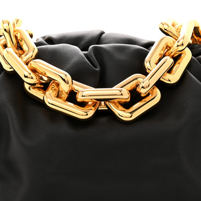 Bottega Veneta Calfskin The Pouch Chain Black 8 of 11