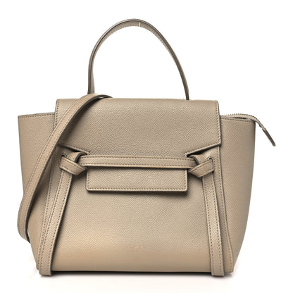 Celine Grained Calfskin Nano Belt Bag Light Taupe 1 of 10