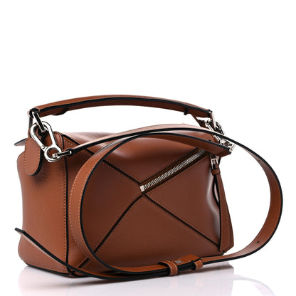Loewe Calfskin Small Puzzle Bag Tan 3 of 8