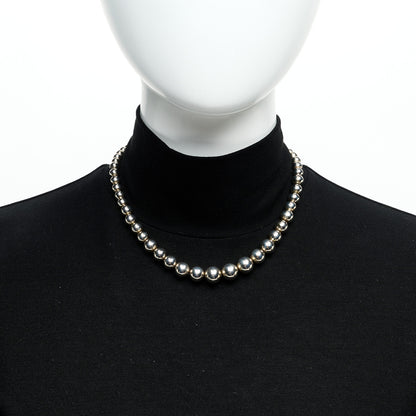 Tiffany Sterling Silver HardWear Graduated Ball Necklace 2 of 5