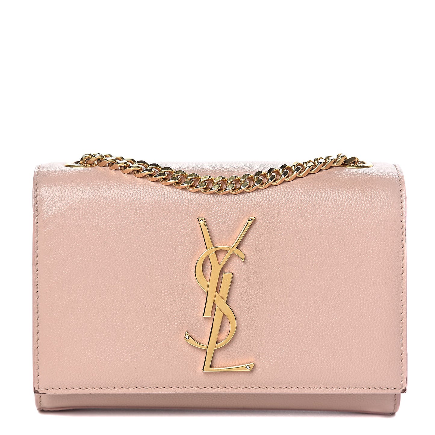 Grain De Poudre Small Monogram Kate Satchel Pale Blush