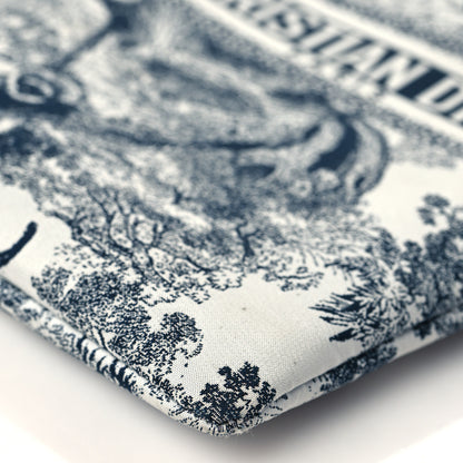 Christian Dior Technical Fabric Embroidered Toile De Jouy DiorTravel Multifunction Pouch Blue 11 of 11