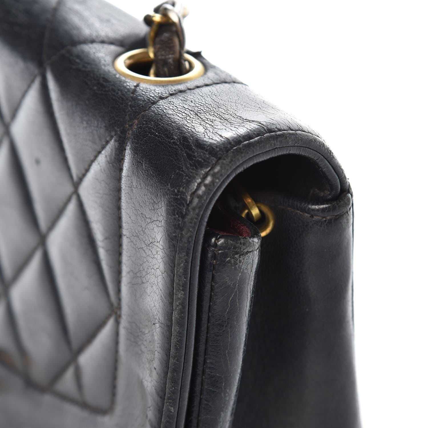 Chanel Lambskin Quilted Small Single Flap Black 13 of 21