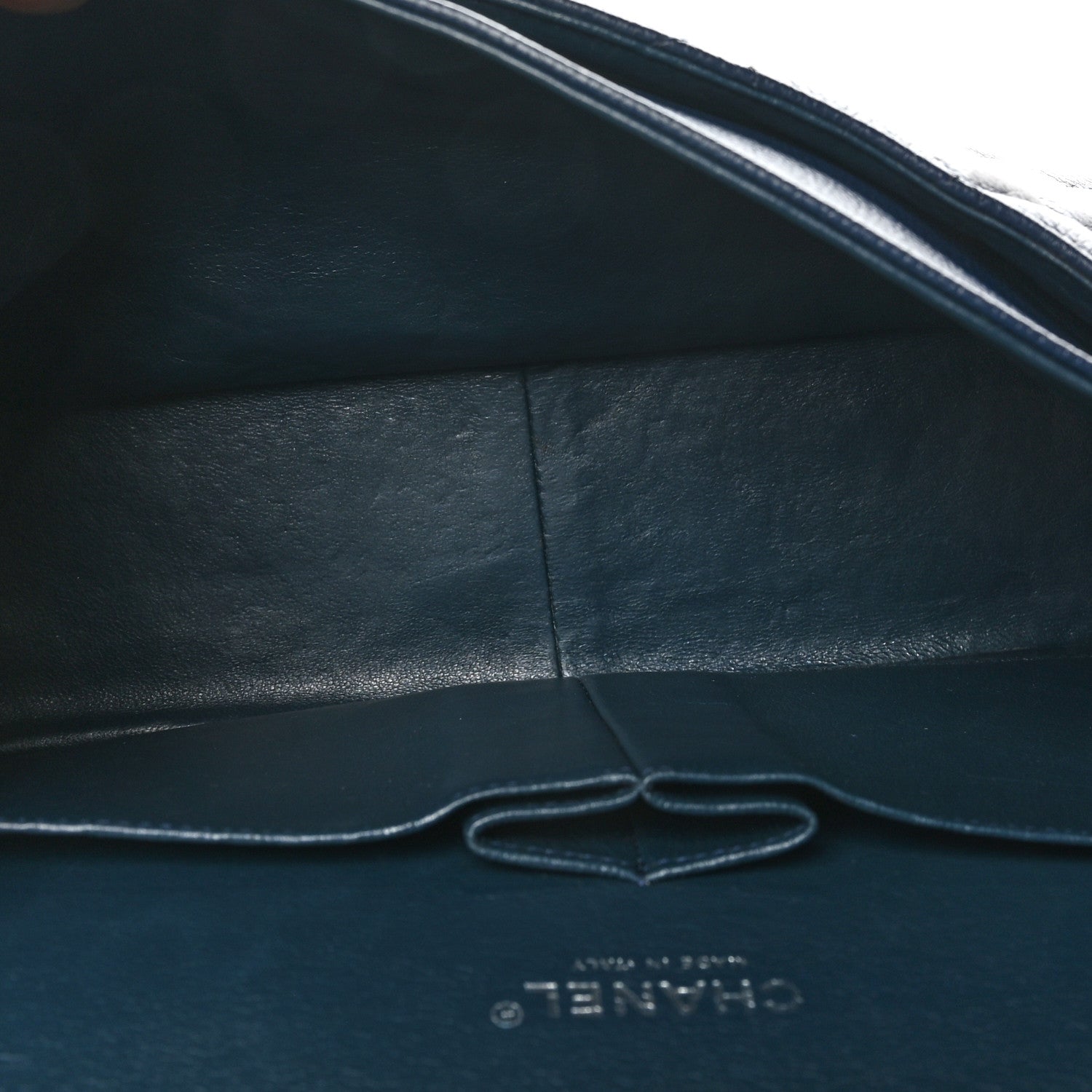 Chanel Caviar Quilted Jumbo Double Flap Navy Blue 5 of 10