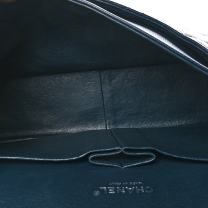 Chanel Caviar Quilted Jumbo Double Flap Navy Blue 5 of 10